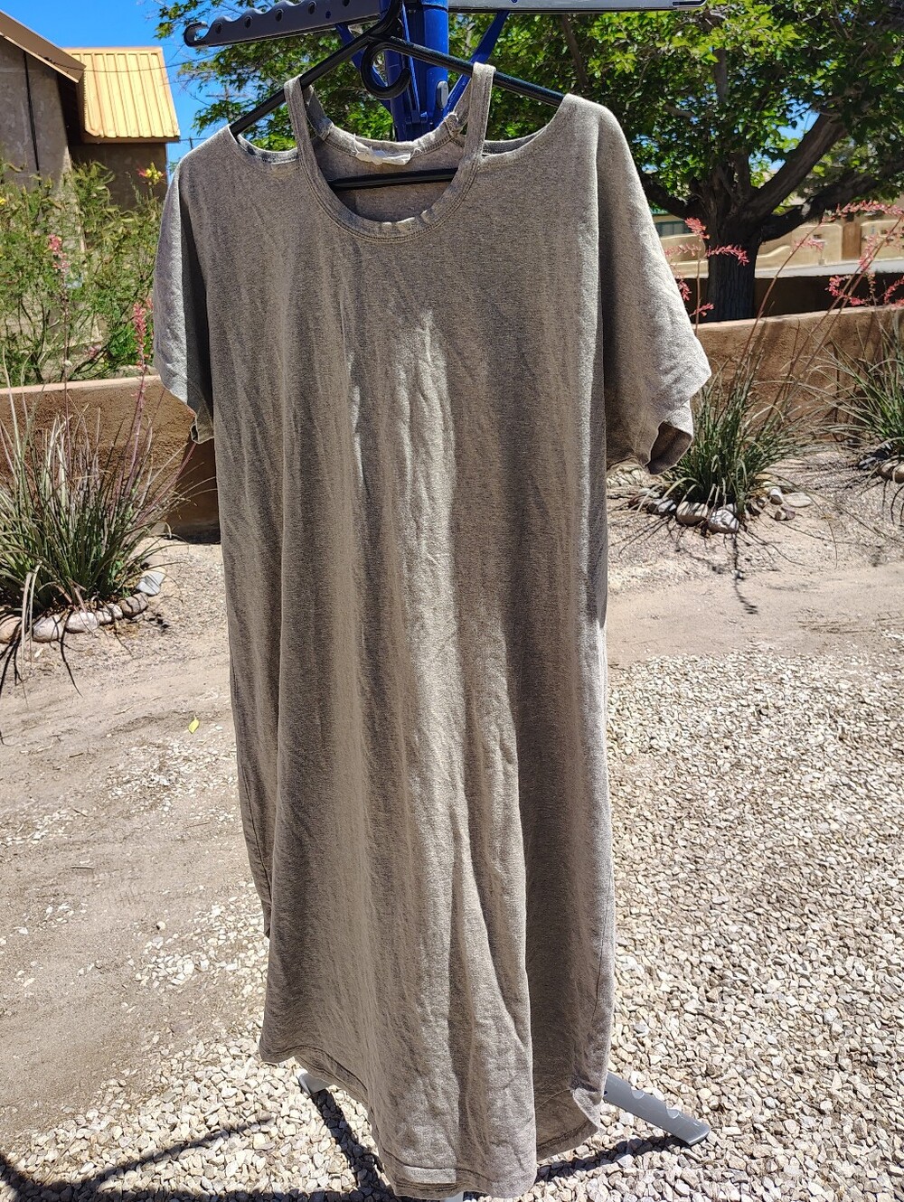 Synergy Oatmeal Tunic Dress Organic Cotton XL